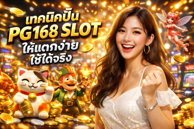 เทคนิคปั่น PG168 SLOT ให้แตกง่าย ใช้ได้จริง
