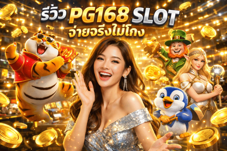 รีวิว PG168 SLOT จ่ายจริงไม่โกง